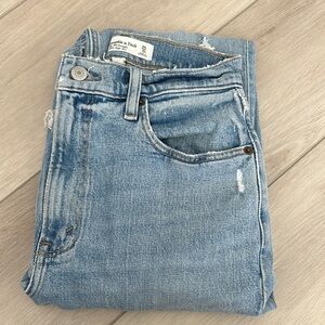 Abercrombie & Fitch CURVE LOVE Women's Blue Jeans